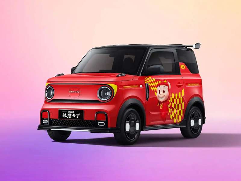 Geely Luncurkan Panda Karting Edisi Zhu Zhu Xia: Mobil Listrik Mini Bergaya Kartun dengan Warna “Merah Petir”