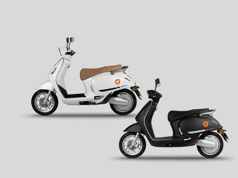 Yadea RS20 Putih dan hitam