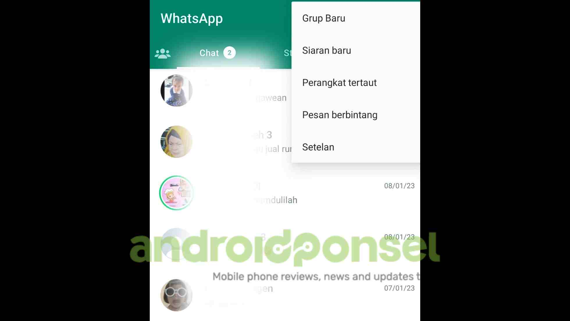 tiga titik icon wa