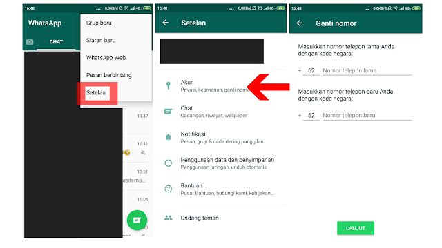 Cara Mengganti Nomer Telpon Di WhatsApp