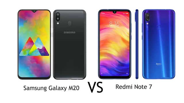 Perbandingan Spesifikasi Samsung Galaxy M20 VS Xiaomi Redmi Note 7 Menang Mana?