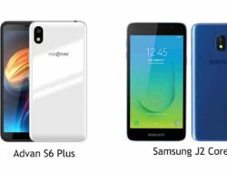 Perbandingan Spesifikasi Advan S6 Plus vs Samsung J2 core, Pilih Mana?