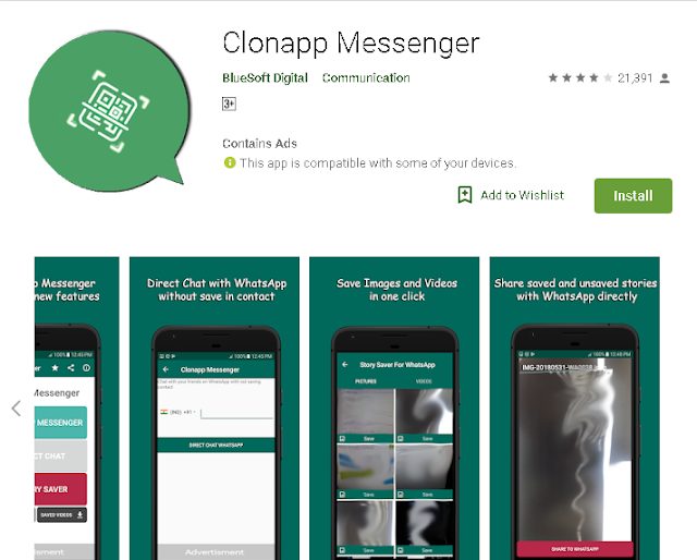 Download aplikasi sadap wa clonapp