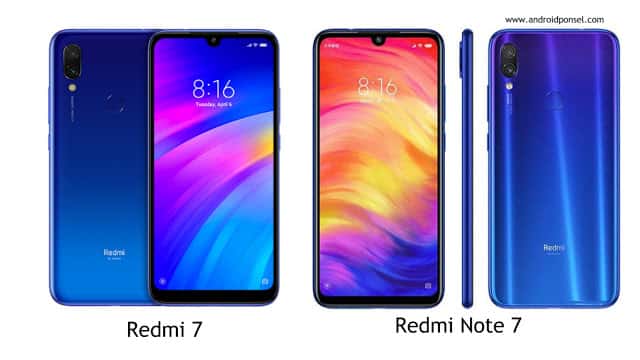 Perbandingan Spesifikasi Redmi 7 dengan Redmi Note 7, Lengkap!