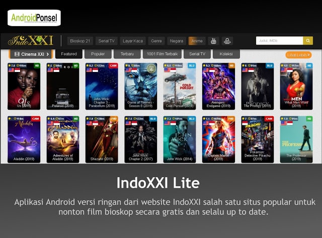 Aplikasi Nonton Film di Android Terbaik (Tanpa Download)