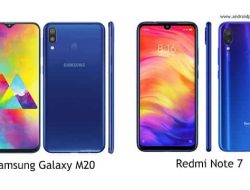 Perbandingan Samsung Galaxy M20 dengan Redmi Note 7, Pilih Mana?