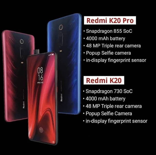 Redmi K20 dan K20 Pro Spesifikasi 