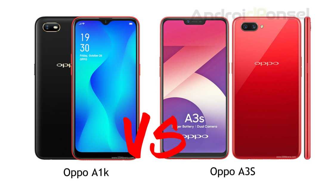 Oppo A1k vs A3S