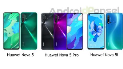Spesifikasi Huawei Nova 5, Nova 5 Pro dan Nova 5i, Harga dan Perbandingan