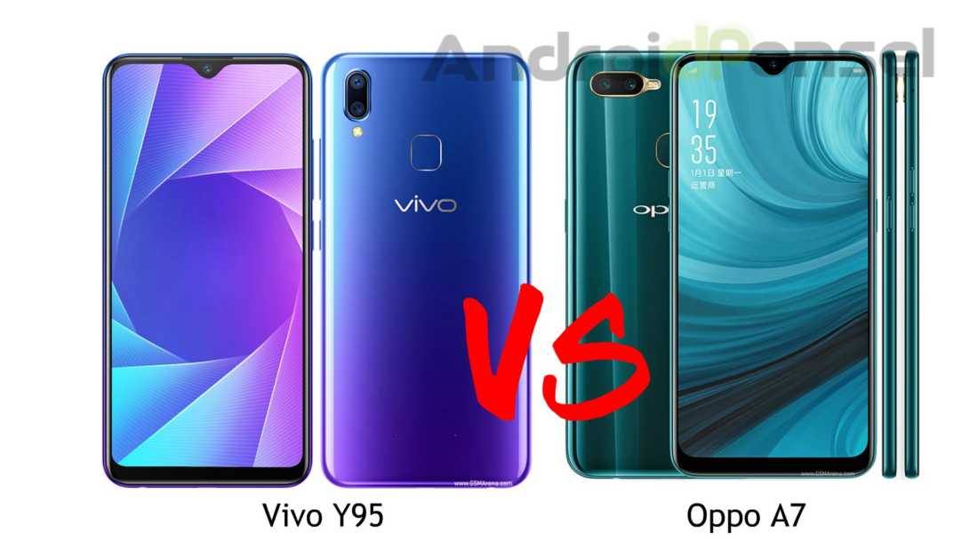 Bandingkan Vivo Y95 vs Oppo A7, HP dengan RAM 4GB