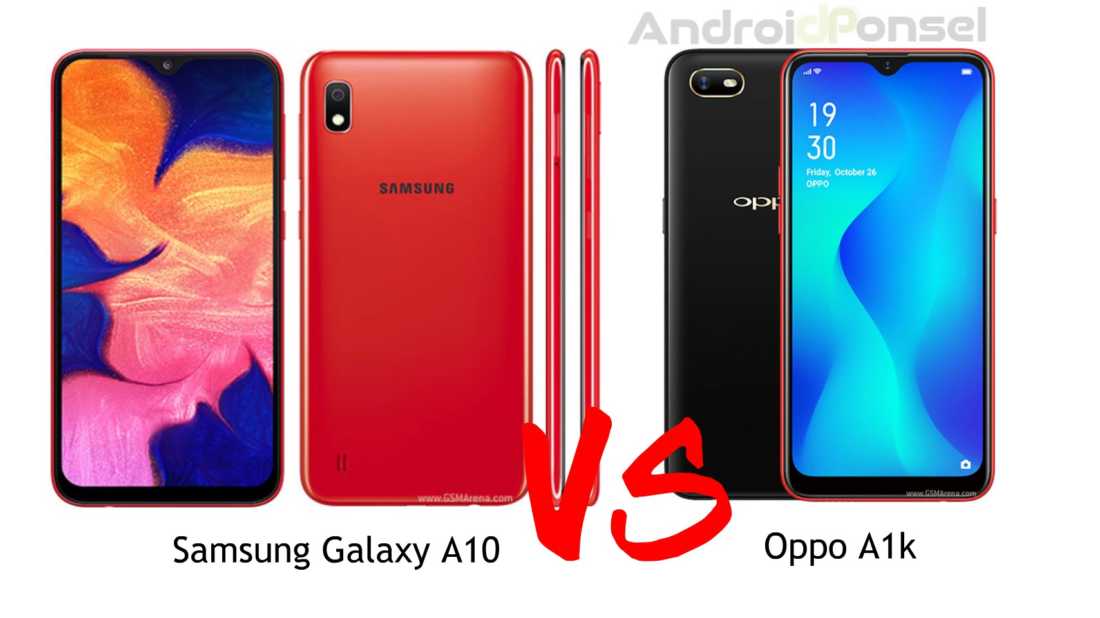Galaxy A10 vs Oppo A1k