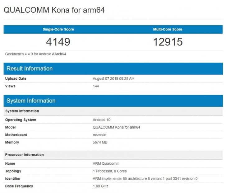 Qualcomm Snapdragon 865