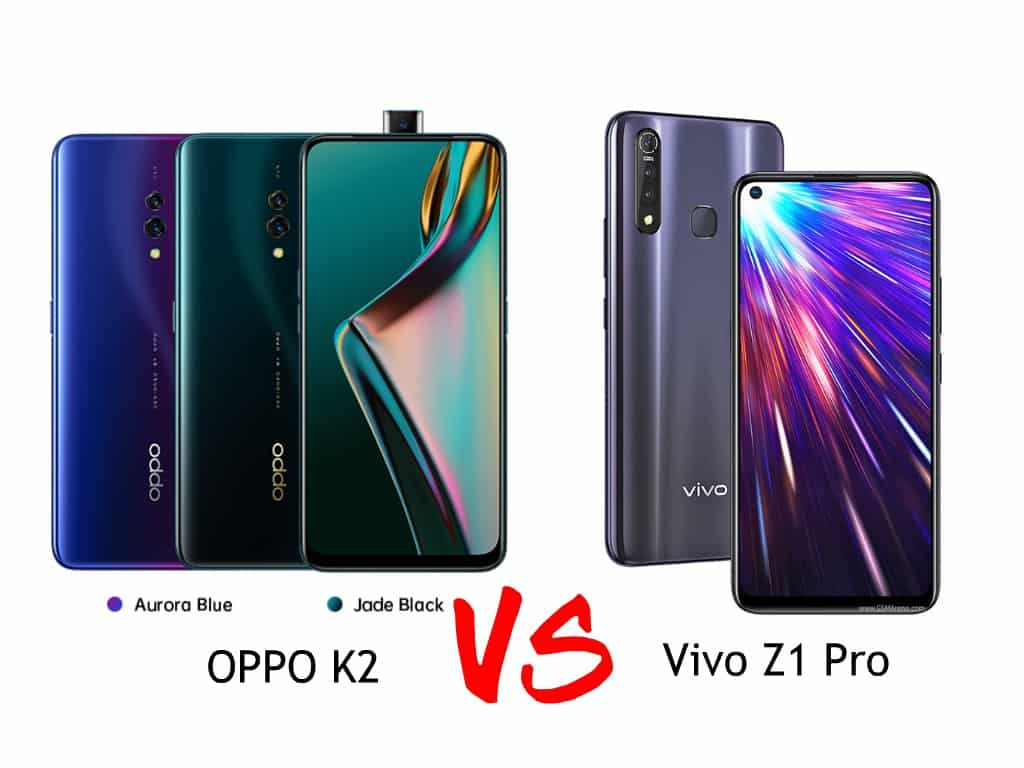 oppo k2 vs vivo z1 pro