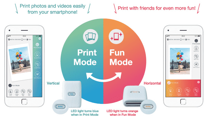 Fujifilm Instax Mini Link Printer Portabel Pintar Bisa Digunakan untuk Smarpthone