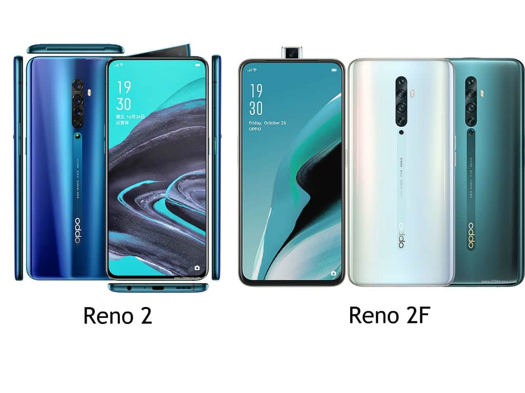 Oppo Reno 2 vs Reno 2F