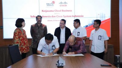 Telkom Jajaki Kerjasama Strategis dengan Cisco