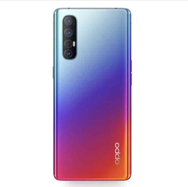 Desain bagian belakang Oppo Reno3 Pro