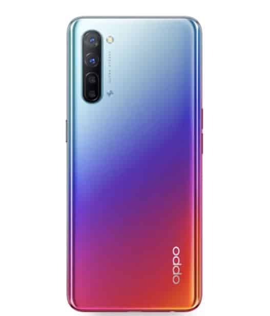 Tampilan belakang Oppo Reno3