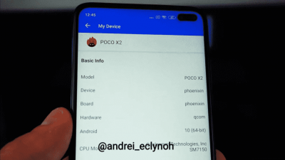 Foto Nyata POCO X2 Menunjukan Penggunaan Chip Snapdragon 730G