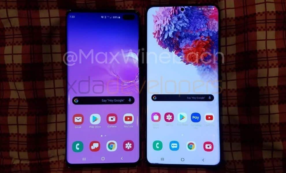 Perbandingan Samsung Galaxy S20 dengan S10