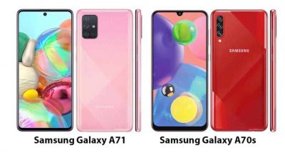 Perbandingan spesifikasi Galaxy A71 vs Galaxy A70s