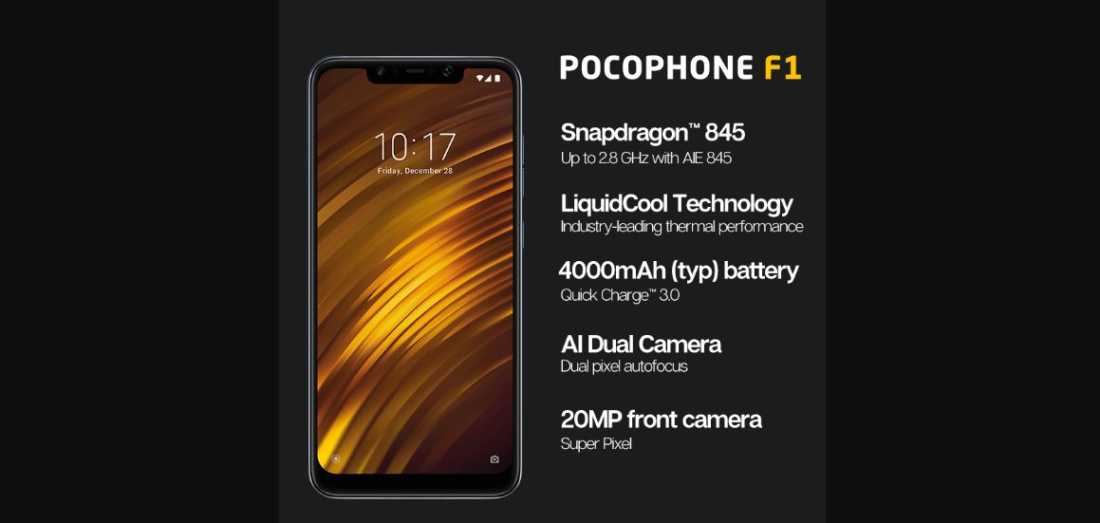 Pocophone F1 Akan segera digantikan oleh POCO F2