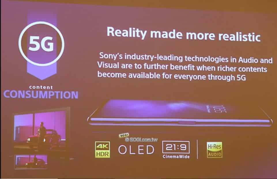 Ponsel Sony 5G pertama akan diluncurkan di ajang MWC 2020