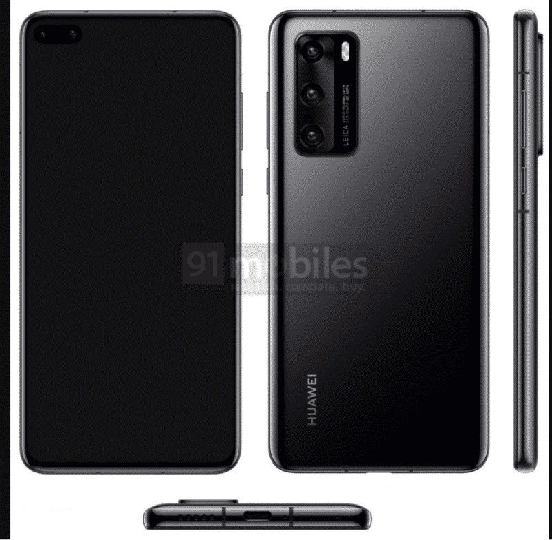 Render Huawei P40