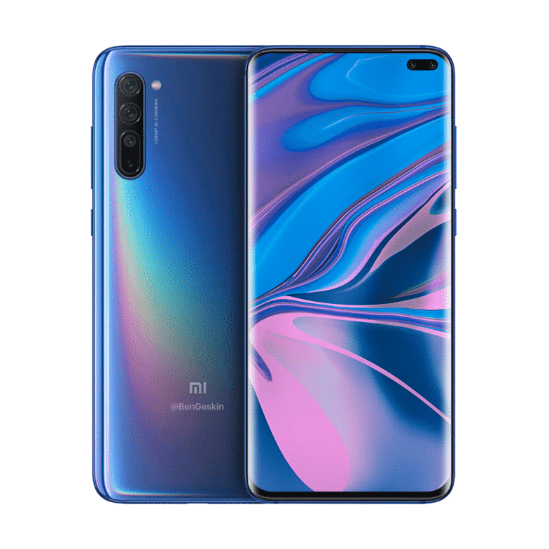 Render Xiaomi MI Note 10 Pro