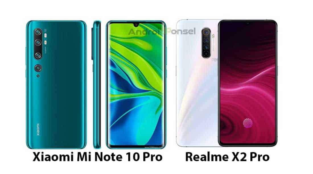 Xiaomi Mi Note 10 Pro vs Realme X2 Pro