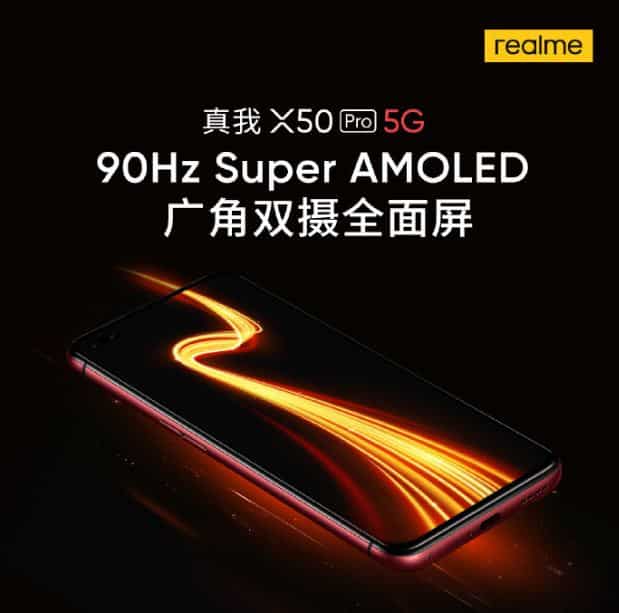 Flagship Realme X50 Pro 5G Akan Mengemas Super AMOLED dengan Refresh Rate 90hz