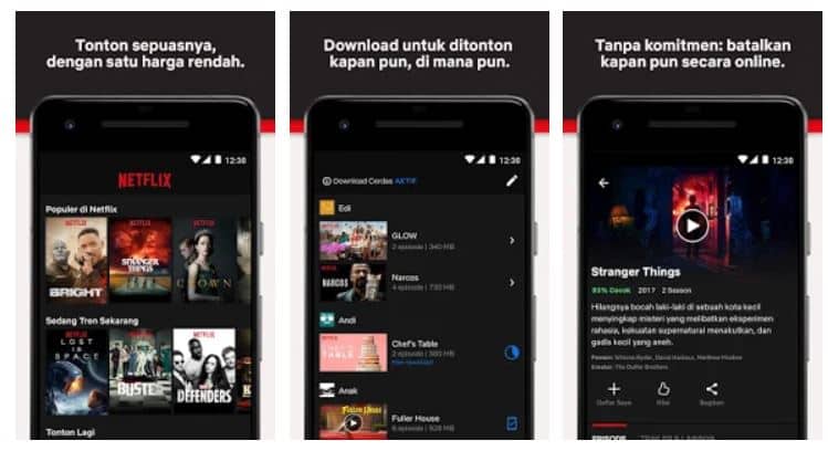Netflix android dan iOS