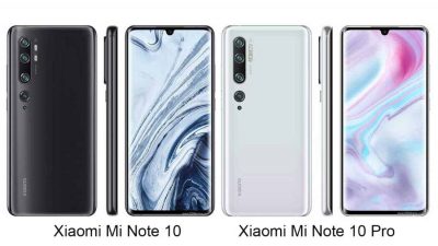Xiaomi Mi Note 10 vs Mi Note 10 Pro