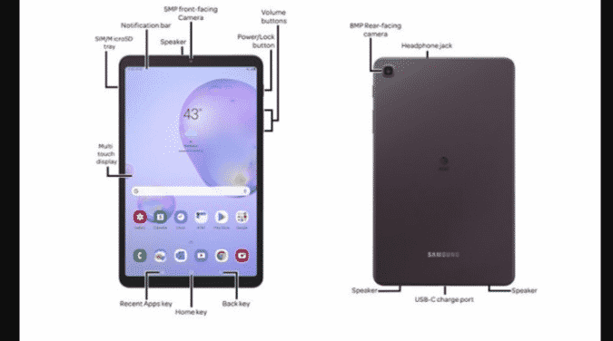 Render Samsung Galaxy Tab 8.4 2020