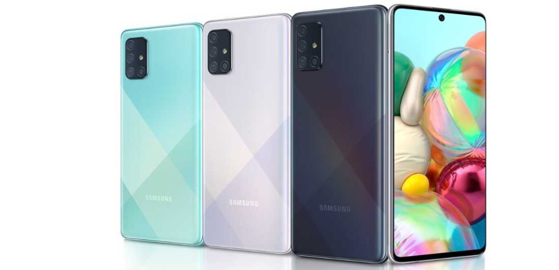 Samsung Galaxy A71 versi 4G via Samsung