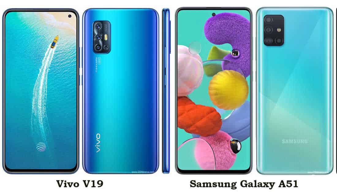 Vivo V19 vs Samsung Galaxy A51