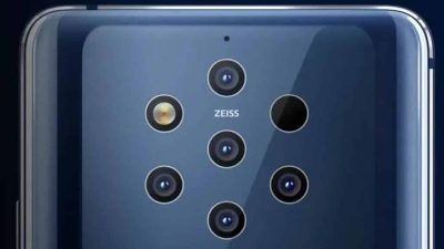 Nokia 9.3 Pureview dengan kamera depan bawah layar