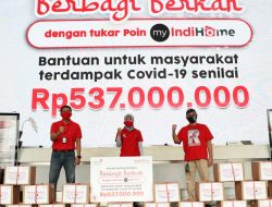 IndiHome Serahkan 3.000 Paket Sembako Senilai Rp537 Juta kepada Masyarakat Terdampak COVID-19