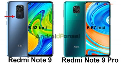 Perbandingan Redmi Note 9 vs Redmi Note 9 Pro