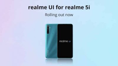 Realme 5i Mendapatkan Pembaharuan Realme UI Berbasiskan Android 10