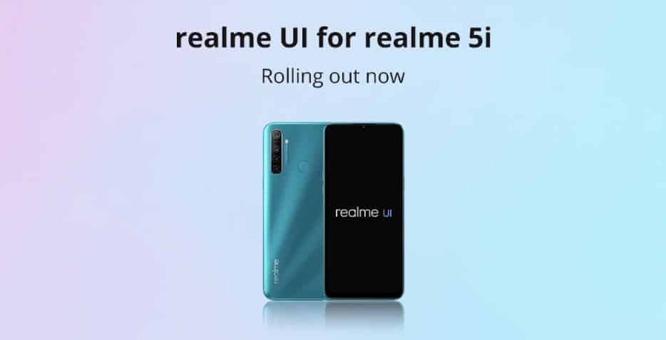 realme 5i android 10