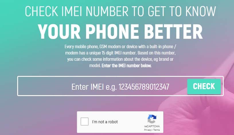 cara cek IMEI Samsung melalui website