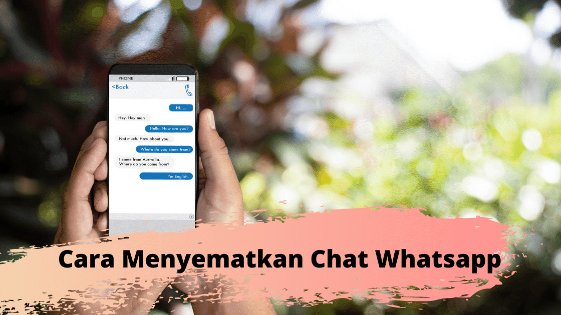 cara menyematkan chat whatsapp