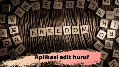 Aplikasi edit huruf