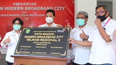 Telkom Akselerasi Digitalisasi Modern City Madiun di Tengah Pandemi COVID-19