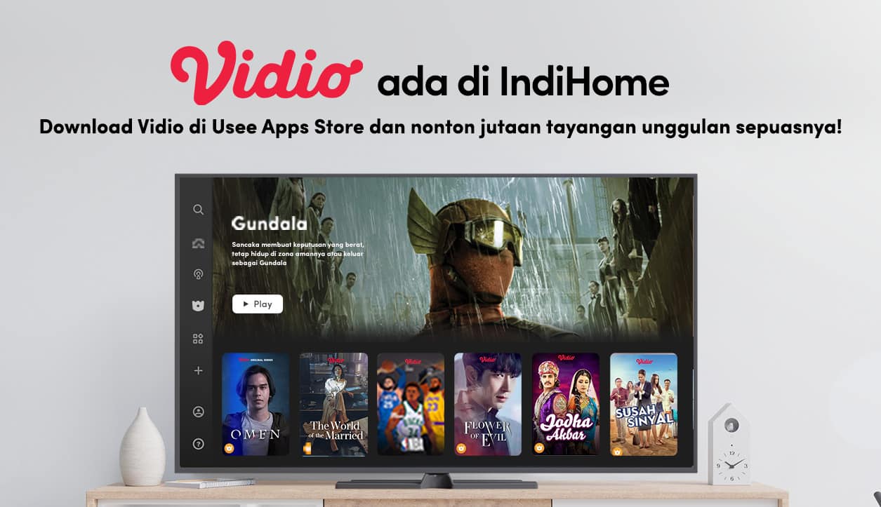 Vidio Hadirkan Tayangan Berkualitas Tanpa Batas di IndiHome