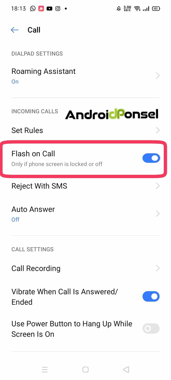 Cara Mengaktifkan Flash Ketika Menerima Panggilan Pada Smartphone Realme!