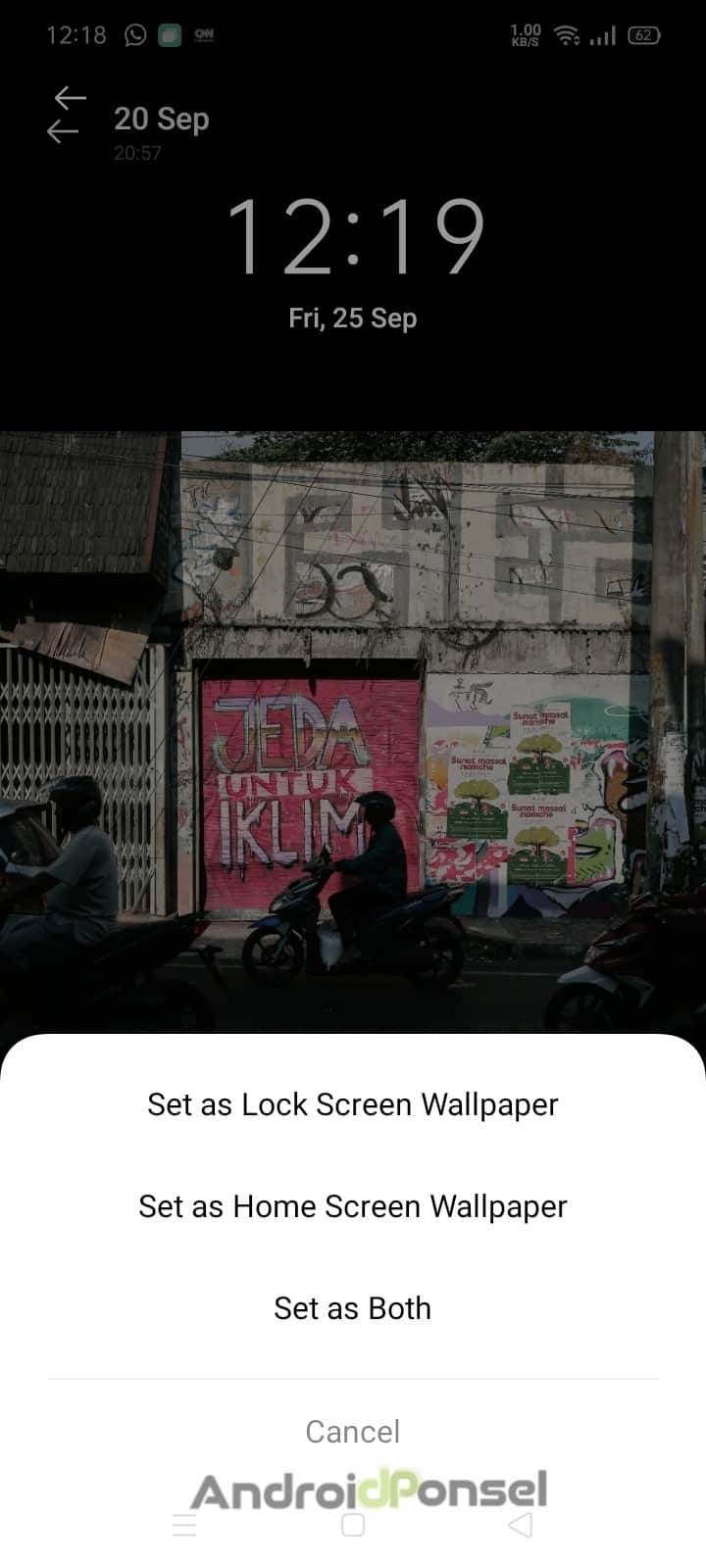 Cara Ganti Background Foto di HP Android