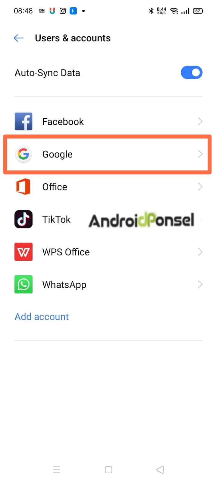 Cara Log Out / Remove Akun Google Gmail di HP Android