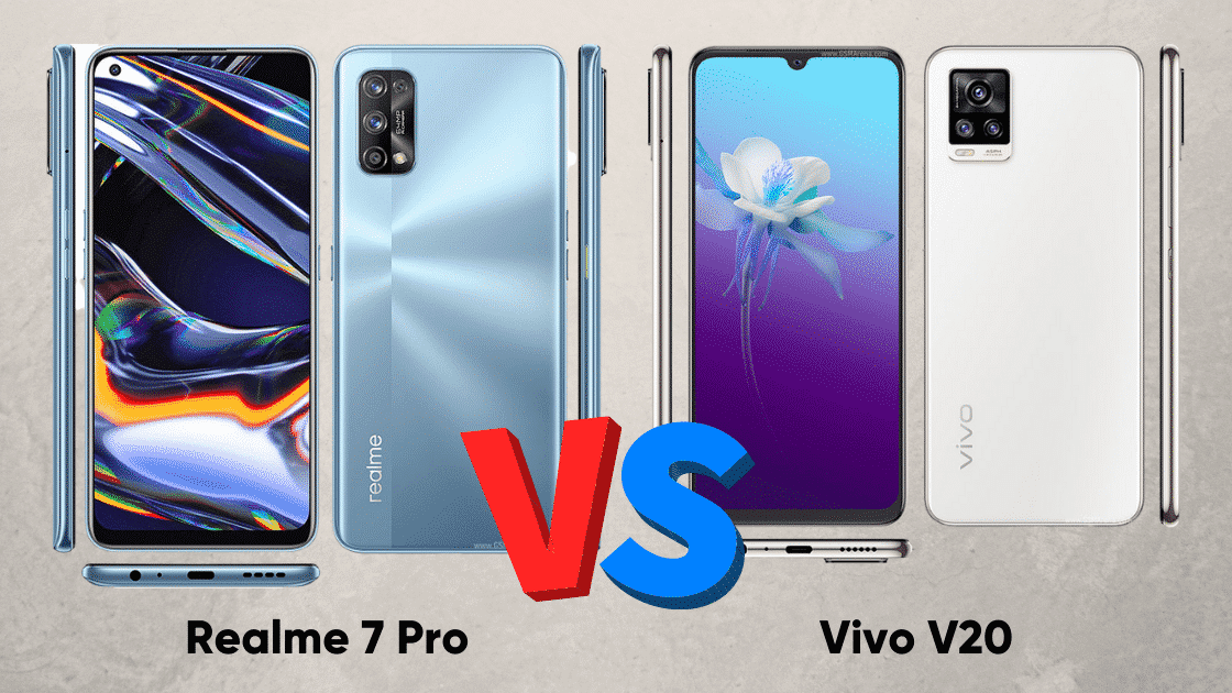 Perbandingan Spesifikasi dan Harga Realme 7 Pro vs Vivo V20